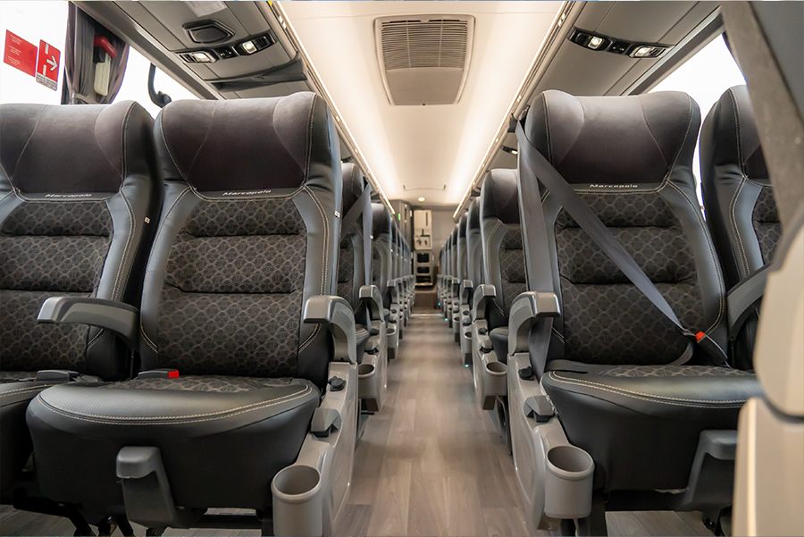Ônibus Semi Leito Movix, poltronas